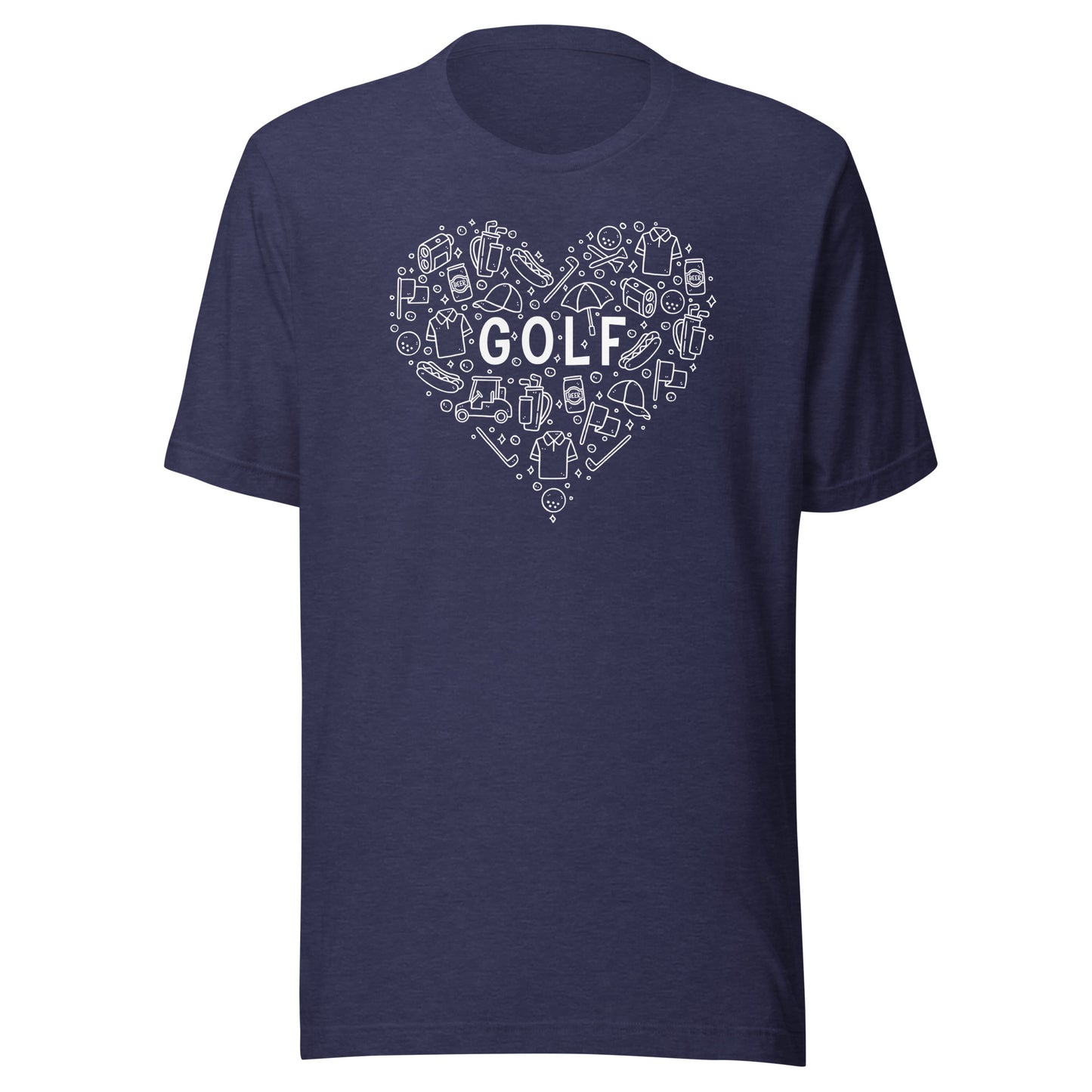 Love Golf Doodle Tee