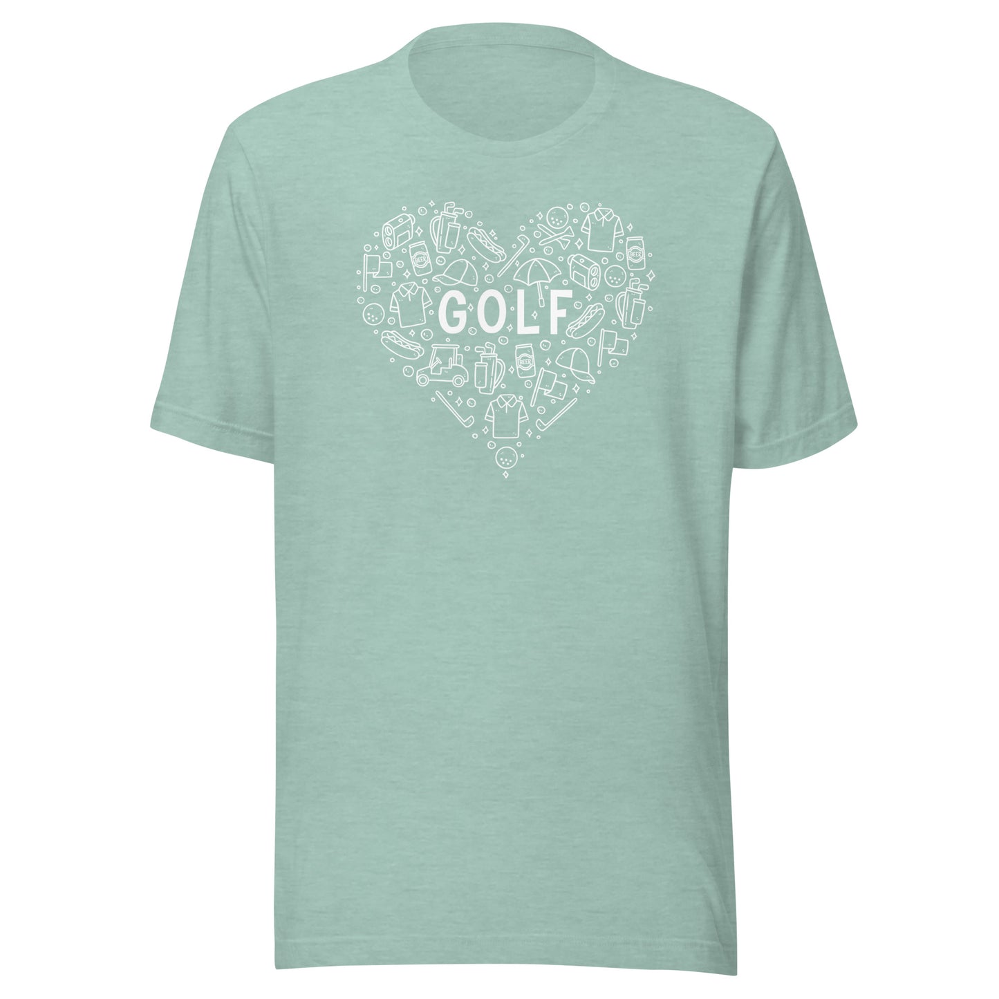 Love Golf Doodle Tee