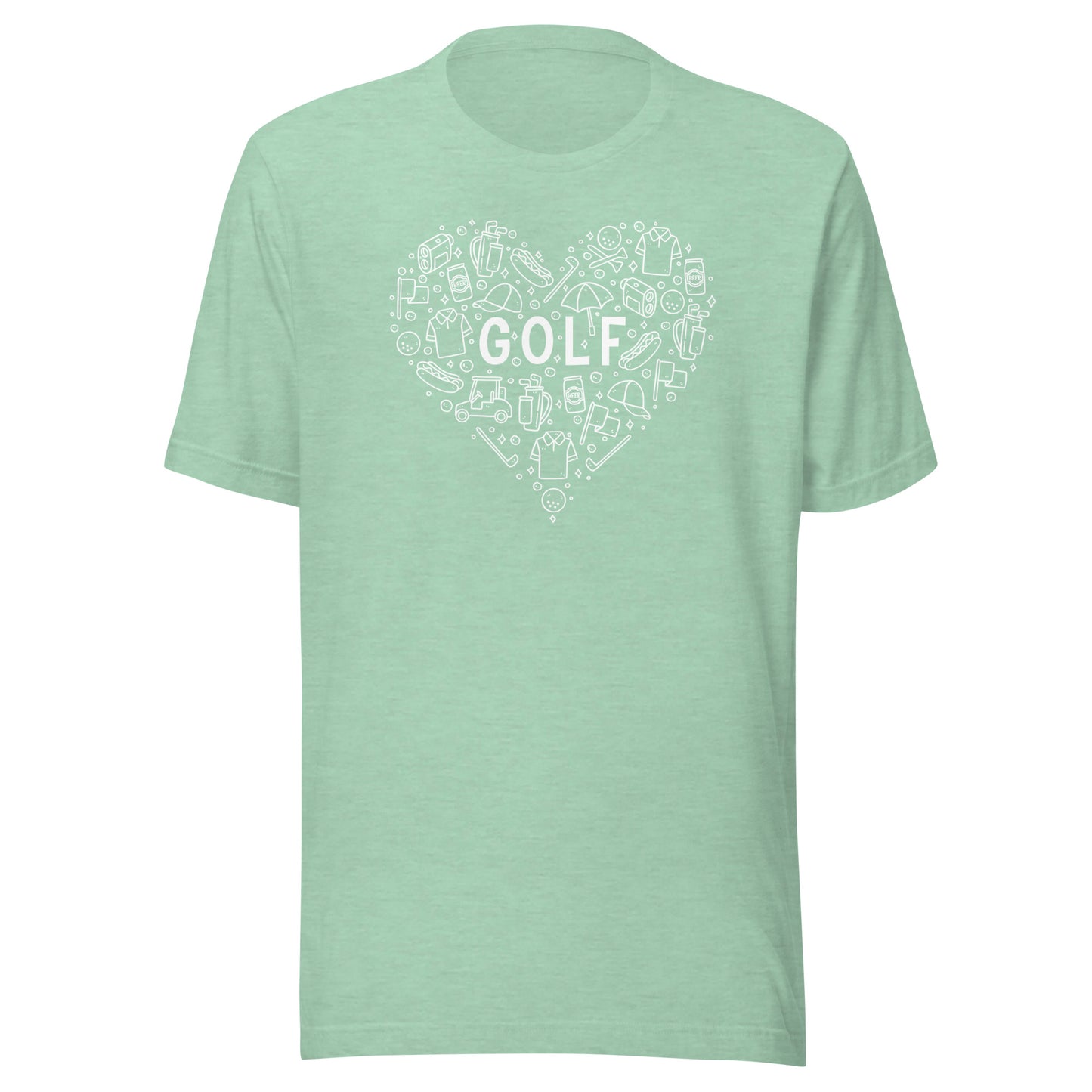 Love Golf Doodle Tee