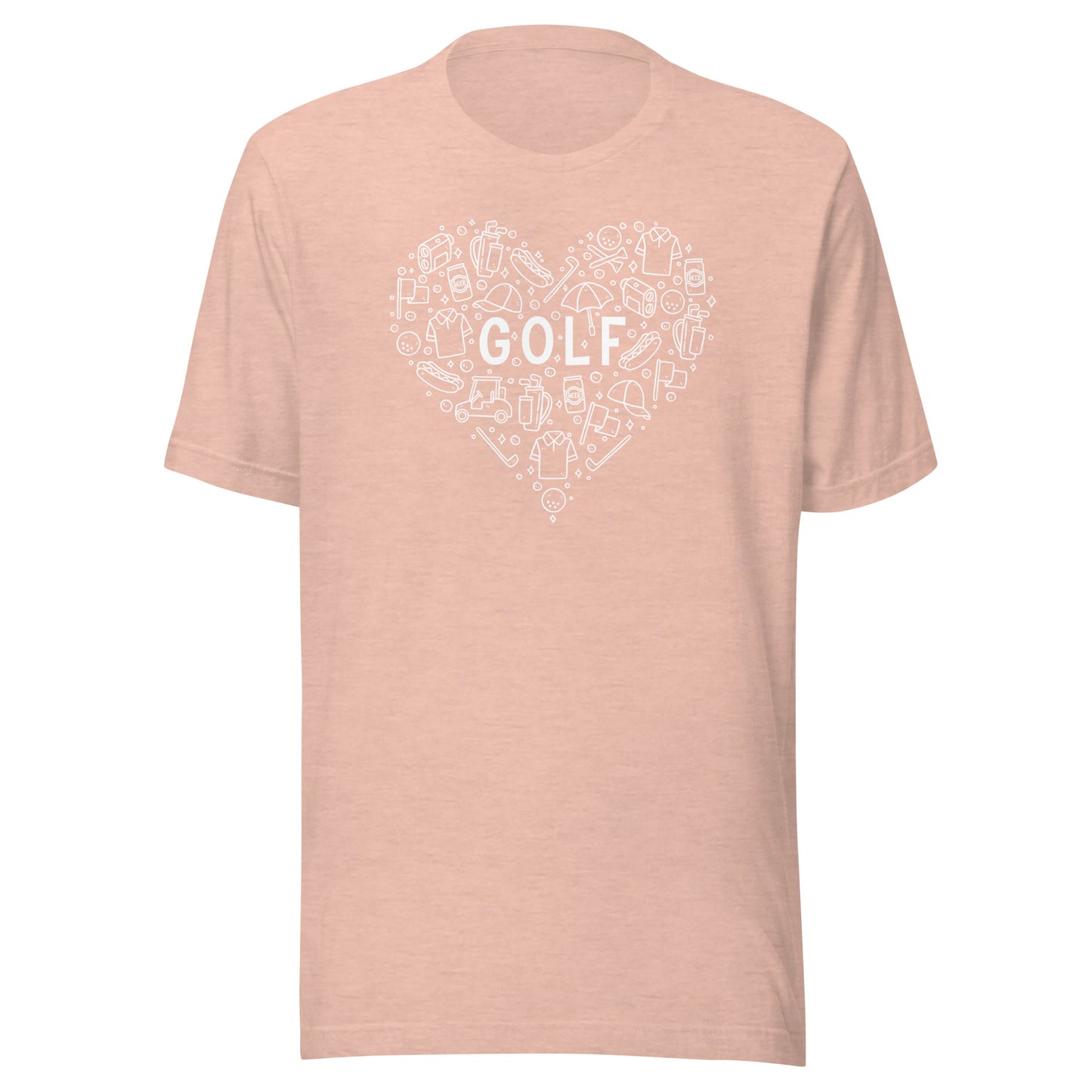 Love Golf Doodle Tee