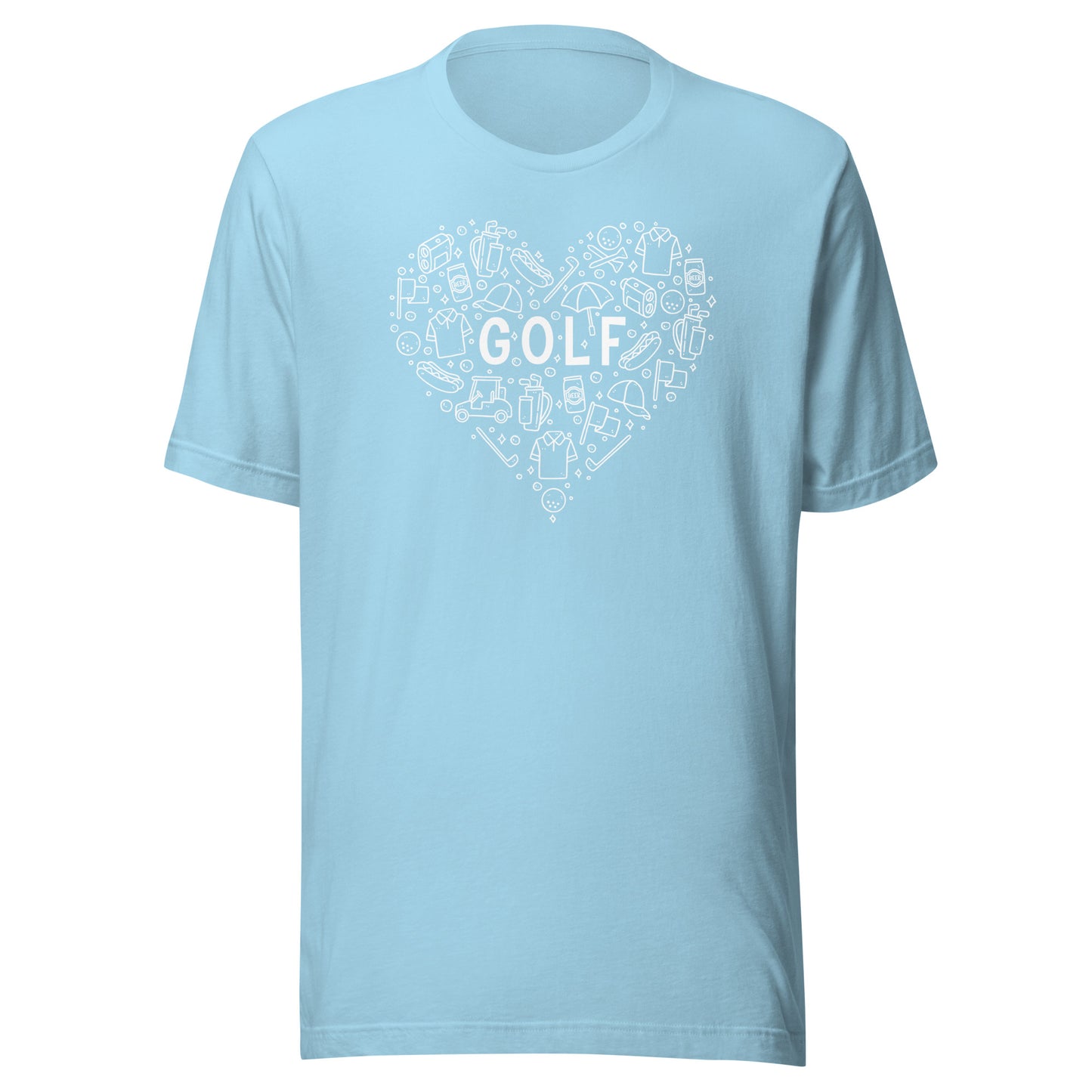 Love Golf Doodle Tee