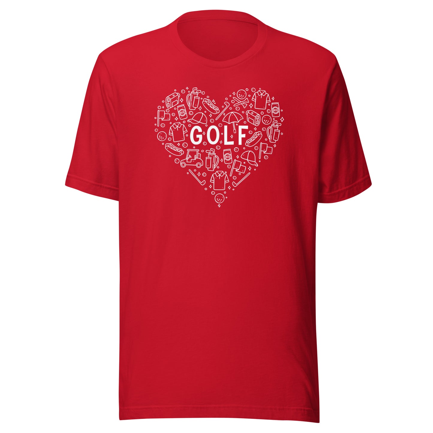 Love Golf Doodle Tee